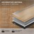 PVC-vinylgulv eg sandbar med kliksystem til 1,5 m² 122x18 cm design gulvmønster ML-Design