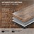 Pardoseala de vinil PVC Acacia cu sistem click pentru 1,5 m² 122x18 cm podea design ML-Design