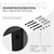 Handtuchhalter 15x15x70 cm Schwarz aus Stahl ML-Design