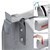 Briefkasten US Mailbox inkl. Standfuß Grau aus Aluminium ML-Design