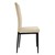 Zestaw 4 krzesel do jadalni w kolorze ciemnoszarym z aksamitnym obiciem i metalowymi nogami Krzeslo kuchenne ML design
