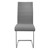 Juego de 2 sillas de comedor cantilever con respaldo tapizado en polipiel gris ML-Design