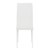 Dining group Table group 4 chairs and 1 table white in PU leather with metal legs ML design