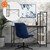 B-Ware bureau met geïntegreerd schap 120x60x121,5 cm eiken ML design