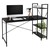 B-Ware Bureau avec étagère intégrée 140x60x121,5 cm noir ML-Design