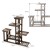 Scaffale per piante Scaffale per fiori 95x27,5x96,5 cm in legno con 6 livelli Design ML