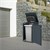 Mülltonnenbox für 1 Tonne bis 240 Liter Anthrazit aus Stahl ML-Design