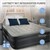 Air mattress with built-in air pump for two people 203x157x47 cm ML design