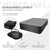 Air mattress with built-in air pump for two people 203x157x47 cm ML design