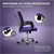 Scaun de birou ergonomic cu cotiere Material plasa Violet cu rotile Design ML