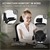 Ergonomic office chair black mesh fabric with adjustable headrest and castors ML design