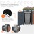 Mülltonnenbox mit Pflanzdach für 2 Tonnen bis 240L 132x80x124 cm Rostoptik Stahl ML-Design