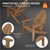 Adirondack garden chair made of solid wood weatherproof loadable up to 120 kg brown made of fir wood ML design