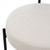 Chaise de salle à manger set de 6 avec tissu Teddy avec dossier blanc Chaise de cuisine ML-Design