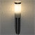 Gartenlampe mit E27 Fassung Silber 38cm aus Edelstahl ML-Design