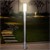 Gartenlampe mit E27 Fassung Silber 109,5 cm aus Edelstahl ML-Design