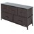 ML-Design meuble à tiroirs avec 5 tiroirs gris, 100x30x54,5 cm, en MDF