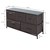 ML-design chest of drawers with 5 drawers grey, 100x30x54.5 cm, made of steel frame with laminated MDF top