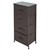 ML-Design meuble à tiroirs avec 4 tiroirs gris/marron, 45x30x94 cm, en MDF