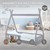Kinderbett mit Rausfallschutz und Lattenrost 70x140 cm Hellgrau aus Kiefernholz ML-Design