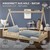 Kinderbed met uitvalbeveiliging en lattenbodem 90x200 cm naturel dennenhout ML-Design