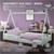 Kinderbed met uitvalbeveiliging en lattenbodem 90x200 cm mint van grenenhout ML-Design