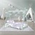 Kinderbett Tipi mit Lattenrost 70x140 cm Mint aus Kiefernholz ML-Design
