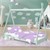 Kinderbett Tipi mit Lattenrost 80x160 cm Mint aus Kiefernholz ML-Design