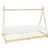 Cama infantil Tipi 90x200 cm de madera de pino incl. colchón H-10cm cama de madera con somier ML diseño