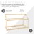 Crib with roof and slatted frame 90x200 cm natural pine ML design
