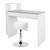 Íróasztal polccal 110x72x40 cm Fehér fa ML Design