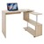 Schreibtisch mit vier Rädern 150x88x75 cm Sonoma-Eiche aus MDF ML-Design