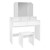 Dressing Table 100x40x140 cm White incl. Stool ML Design