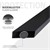 Tischbeine X-Design 78x71x150 cm schwarz aus Metall von ML-Design