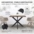 Nohy stola X-Design 85x71x85 cm cierny kov ML-Design