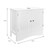 Waschbeckenunterschrank 60x30x60 cm weiß aus MDF Spannplatte ML-Design