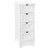 Badezimmerschrank 30x81x30 cm Weiß aus MDF ML-Design