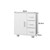 Waschbeckenunterschrank Weiß 60x60,8x33 cm aus MDF ML-Design