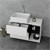 Waschbeckenunterschrank 100x60x45,5 cm Weiß/Schwarz aus MDF Spanplatte ML-Design