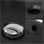 Waschbecken Oval 59x38x19 cm schwarz aus Keramik ML-Design