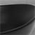Waschbecken 59x38x19 cm Schwarz aus Keramik inkl. Ablaufgarnitur mit Überlauf ML-Design