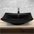 Waschbecken 61x45,5x18,5 cm schwarz aus Keramik ML-Design