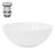 Washbasin incl. drain set without overflow 69x46x13 cm white ceramic ML design