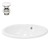 Lavabo ovale 49x19,5x40,5 cm Ceramica bianca ML-Design