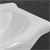 Waschbecken inkl. Ablaufgarnitur mit Überlauf 67,5x21,5x51,5 cm Weiß aus Keramik ML-Design