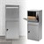 Package mailbox 41x103x38 cm gray stainless steel ML design