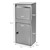 Package mailbox 41x103x38 cm gray stainless steel ML design