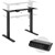 Elektrisches Schreibtischgestell Schwarz aus Kunststoff und Stahl ML-Design