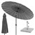 Sonnenschirm Shanghai mit Ständer Ø 325 cm Anthrazit aus Aluminium und Polyester ML-Design