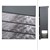 Standbriefkasten mit Zeitungsfach 37x36,5x11 cm Anthrazit/Schwarz-Marmoroptik aus Stahl ML-Design